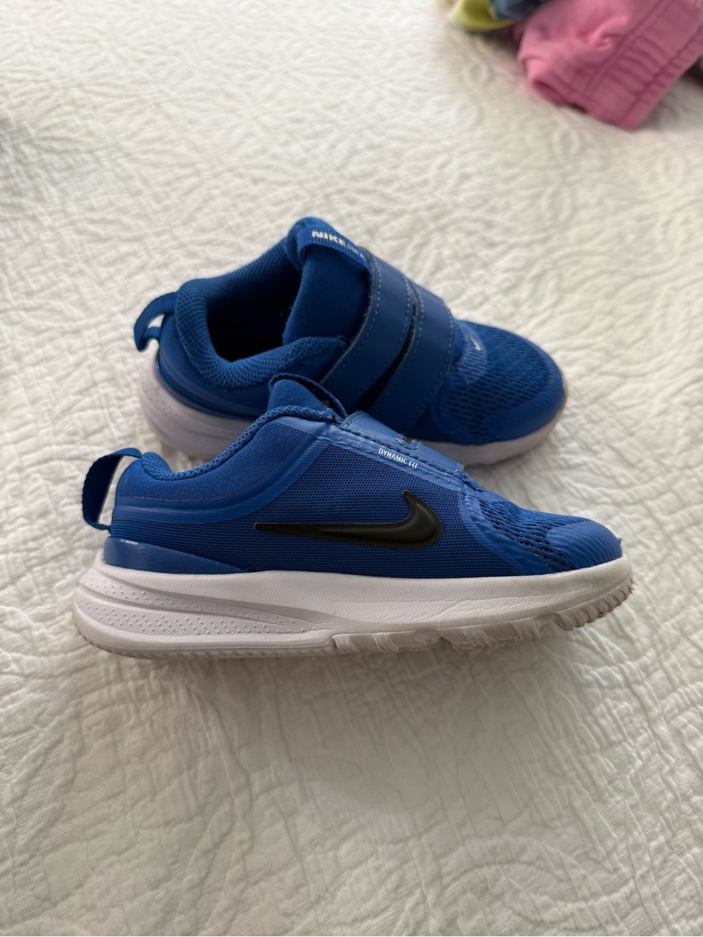 Nike Blue Mesh Children's Athletic Sneakers